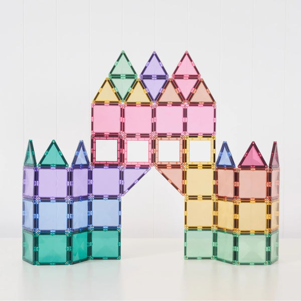 Magnetische Bausteine - Pastel Creative Pack (104 Teile)