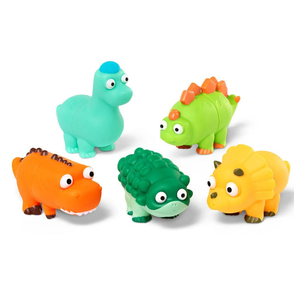 Battat Li'l Dino Buddies - 5 Dinosaurier ohne Röhren