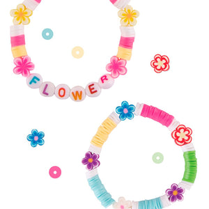 Perlenset zum Basteln von Armbändern und Ketten – Blume (500 Teile)