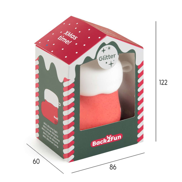 Weihnachtslampe mit drei Leuchtmodi Xmas Time – Weihnachtssocke