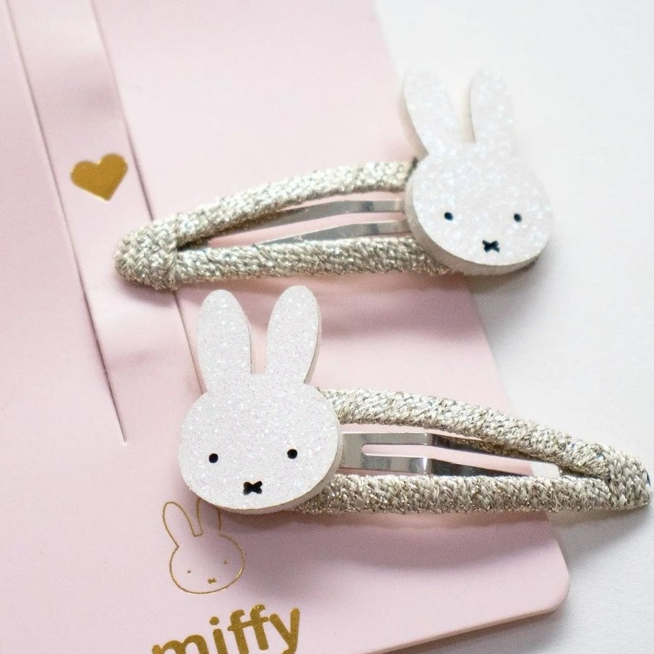 Yuko B. Haarspangen Miffy, Weiß