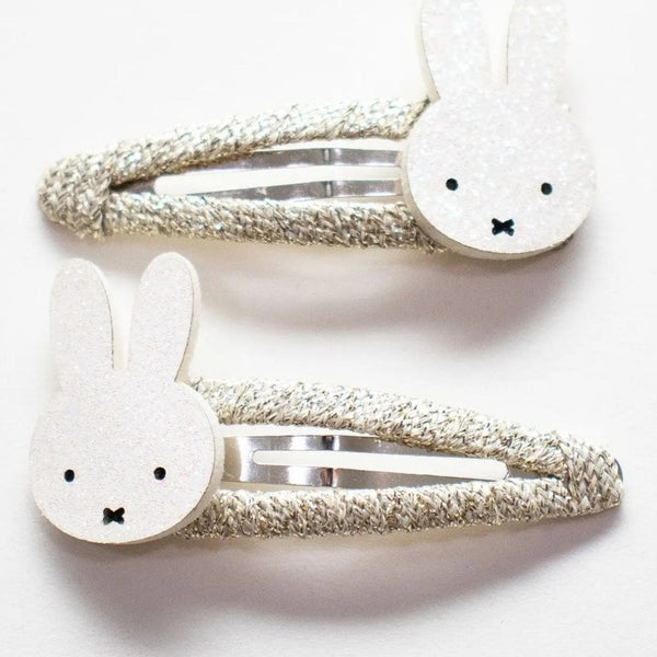 Yuko B. Haarspangen Miffy, Weiß - Ansicht 3