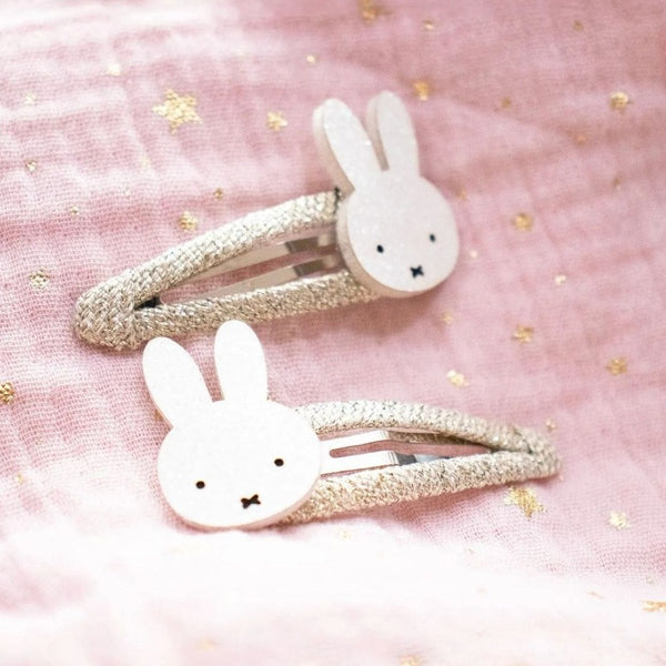 Yuko B. Haarspangen Miffy, Weiß - Ansicht 2