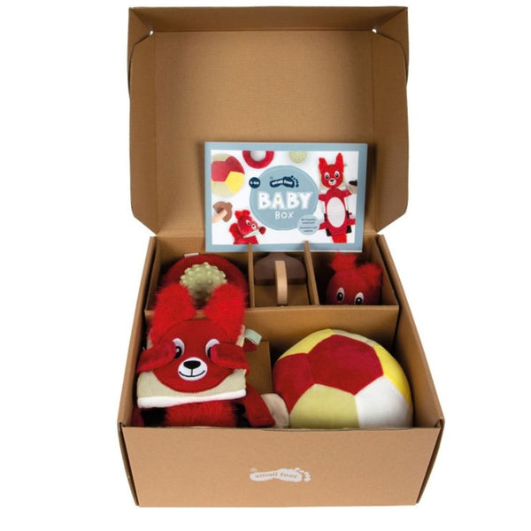 Small Foot Geschenkset Baby-Box - Entdecken und Kennenlernen, 6 Teile - Ansicht 3