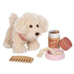 Small Foot Plüschhund mit rosa Transporttasche und Pflegeset - Ansicht 4