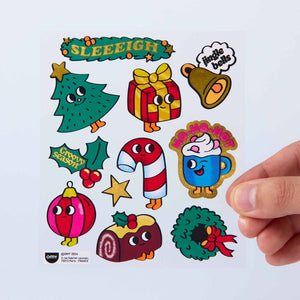 Weihnachtsmotive der Vinyl-Sticker Christmas von OMY