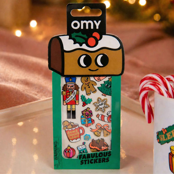 Vinyl-Sticker Iconic Christmas von OMY in weihnachtlicher Deko