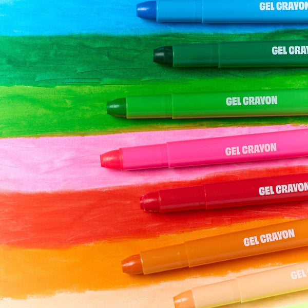 Farbstriche der Gelstifte Gelly Flow von OMY