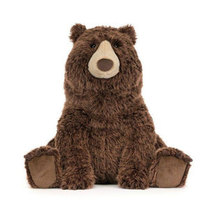 Jellycat Bizzlestomp Bear - brauner Plüschbär, 40 cm - Ansicht 2