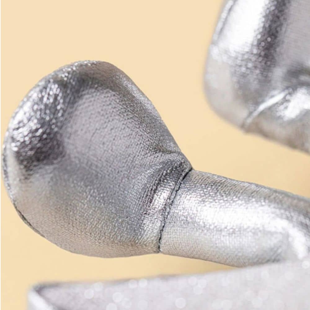 Jellycat Amuseables Silver Star - Plüschstern in Silbergrau, 17 cm