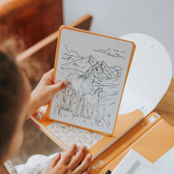 Nachfüllkarten – Kidydraw Pad – Pferde (30 Stück, ab 8 Jahren)