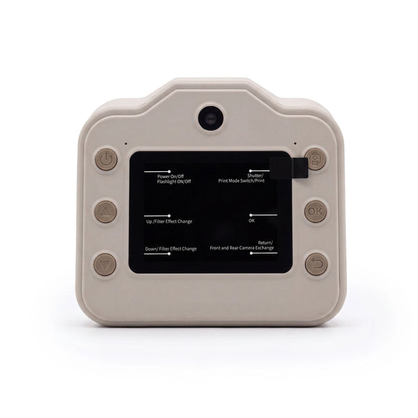 Digitalkamera mit Sofortdrucker für Kinder – KidSnap Beige