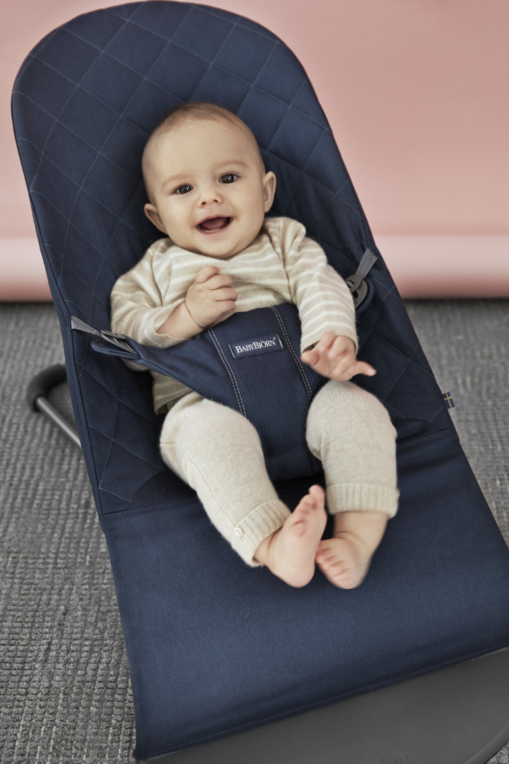 Babywippe BALANCE BLISS – Marineblau