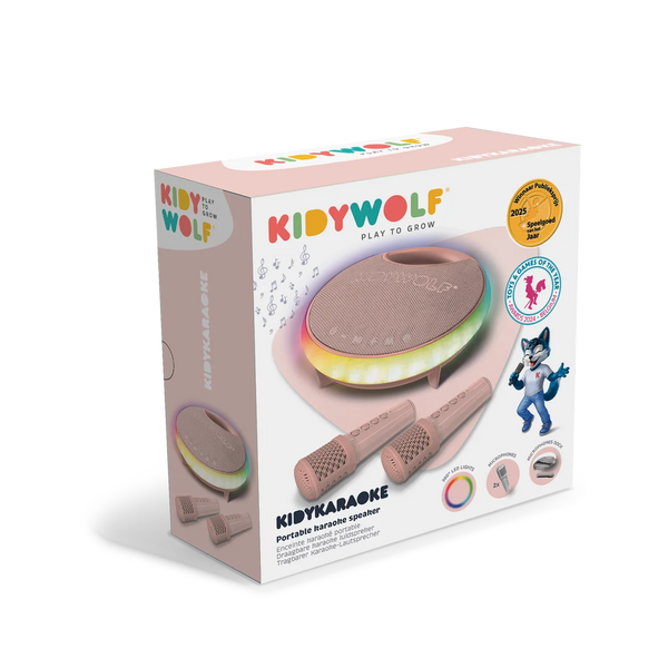 Karaoke-Set für Kinder – Kidykaraoke kabellos - rosa