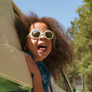 Flexible Kindersonnenbrille Fleur 0-12 Mon. - Butter