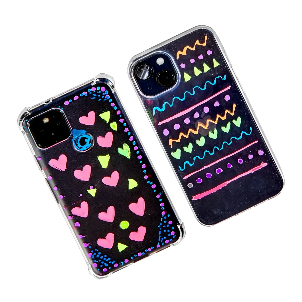 Glitzernde 3D-Gelstifte zum Verzieren von Glas und Kunststoff – Jelly Gloss, 6 Stück