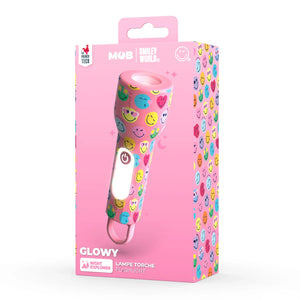 Kinder-Taschenlampe aus Silikon - Smiley World, Rosa (ab 3 Jahren)