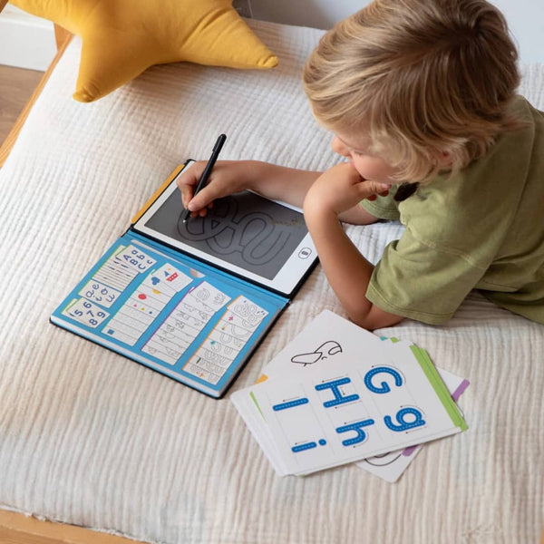 LCD-Tablet mit 40 Vorlagen zum Nachzeichnen