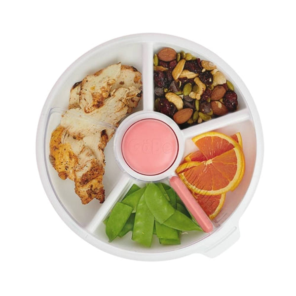Großer Snackbehälter Snack Spinner – Coral Pink