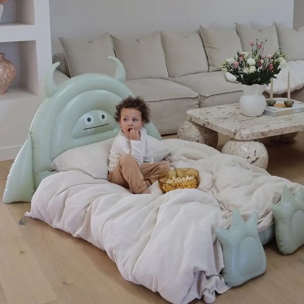 Aufblasbares Kinderbett – Monster Sage