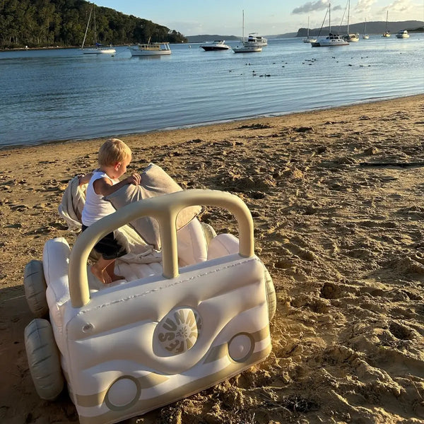 Aufblasbares Kinderbett – Summer Van Sand