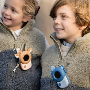 Walkie Talkie für Kinder - Waschbär und Hirsch
