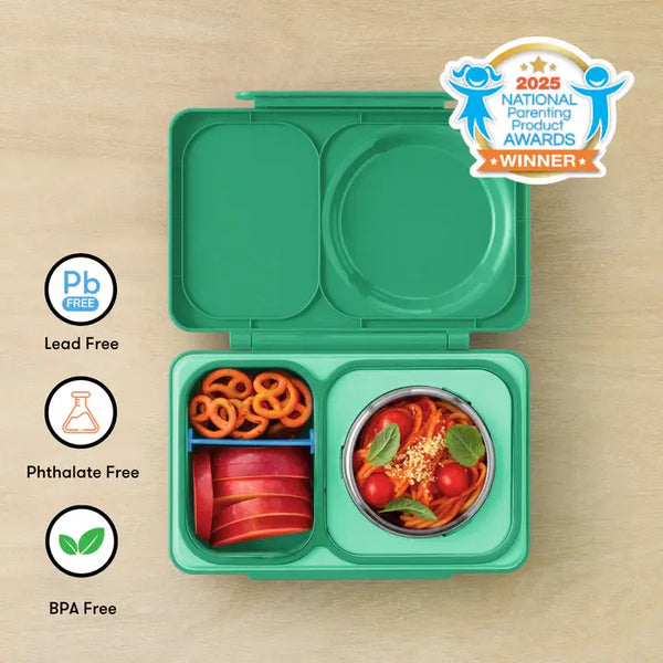Lunchbox mit Thermosbehälter OmieBox Up - Jade Green