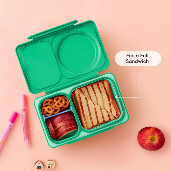 Lunchbox mit Thermosbehälter OmieBox Up - Jade Green