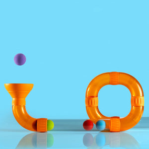 Fat Brain Toys Air Toobz Luftspielzeug mit bunten Kugeln und flexiblen Rohren für kreatives Spielzeug