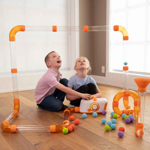 Fat Brain Toys Air Toobz Luftspielzeug bietet lustigen Spielspaß mit bunten Bällen und originellem Design