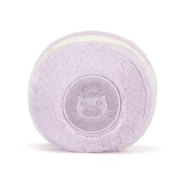 Jellycat Amüsanter Macaron Mai in lila, weiche und kuschelige Plüschspielzeug für Kinder