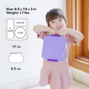 Lunchbox mit Thermoskanne OmieBox – Lilac Purple
