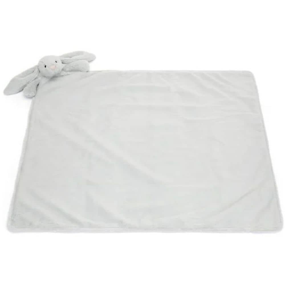 Jellycat Kuscheltier mit grau weicher Decke zum Kuscheln, ideal für Babies und Kleinkinder zum Decke kuscheln.