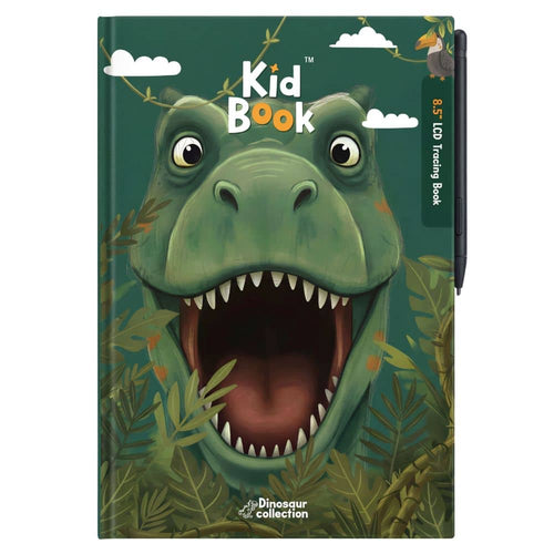 KidLupe Dinosaurier Malbuch Grafiktablett mit lebendigem Dino-Cover für kreative Kinder
