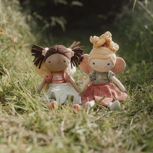 Stoffpuppe Fee Mila – Zauberhafte Kuschelpuppe