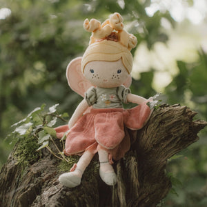 Stoffpuppe Fee Mila – Zauberhafte Kuschelpuppe