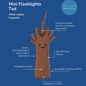 Mini-Taschenlampe - Forest Baum Ted (ab 3 Jahren)