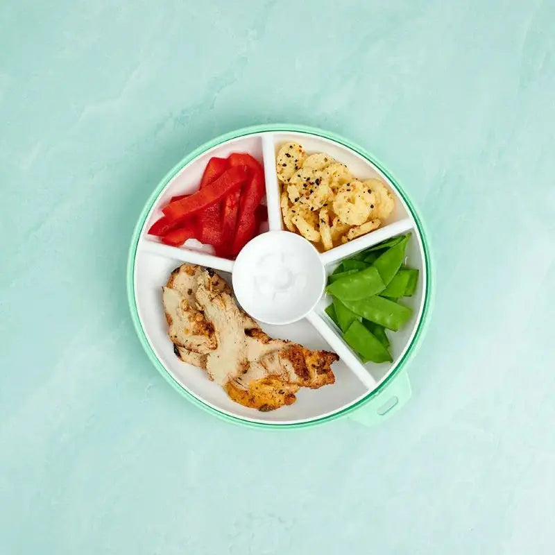 Großer Snackbehälter Snack Spinner- Mint Green