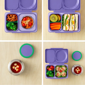 Lunchbox mit Thermoskanne OmieBox – Lilac Purple