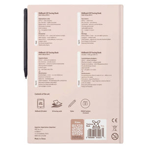 KidLupe Znikopis Rückseite mit Informationen und Anleitung für Grafiktablett für Kinder zeichnen