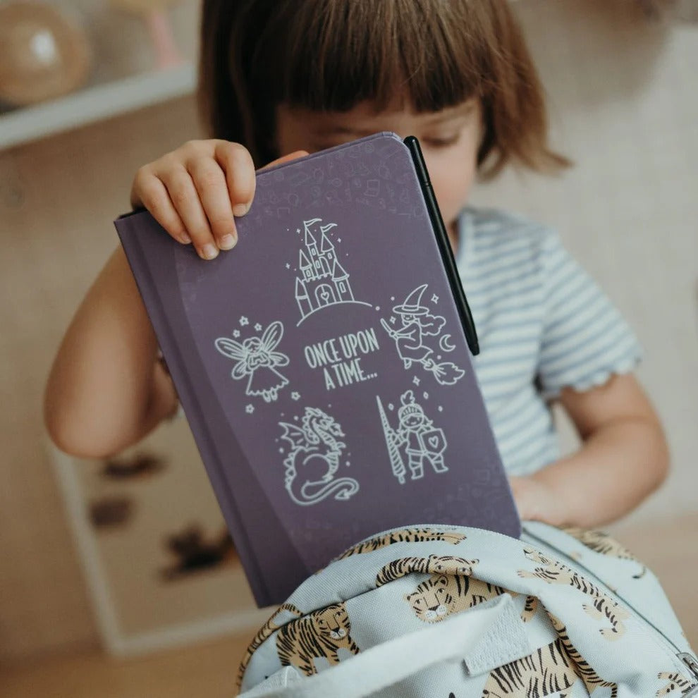 Grafiktablett Kidydraw Mini Ozean & Piraten mit bunten Zeichnungen und Stift zum kreativen Malen