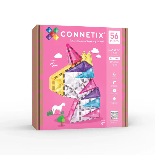 Magnetklötze – Glitter Unicorn Pack 56 Teile