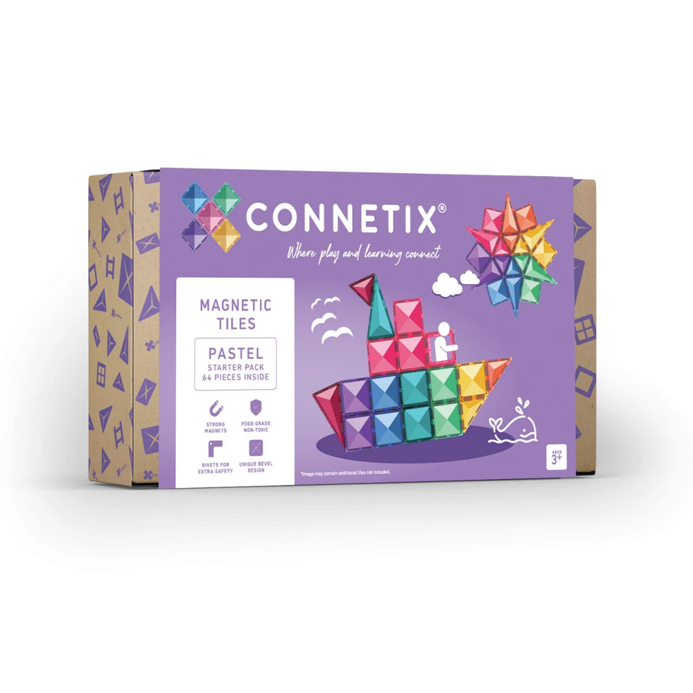 Magnetbausteine – Pastell Starter Pack 64 Teile