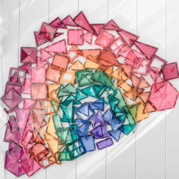Magnetbausteine – Pastell Mega-Set 202 Teile