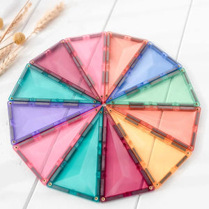 Magnetbausteine – Pastell Mega-Set 202 Teile
