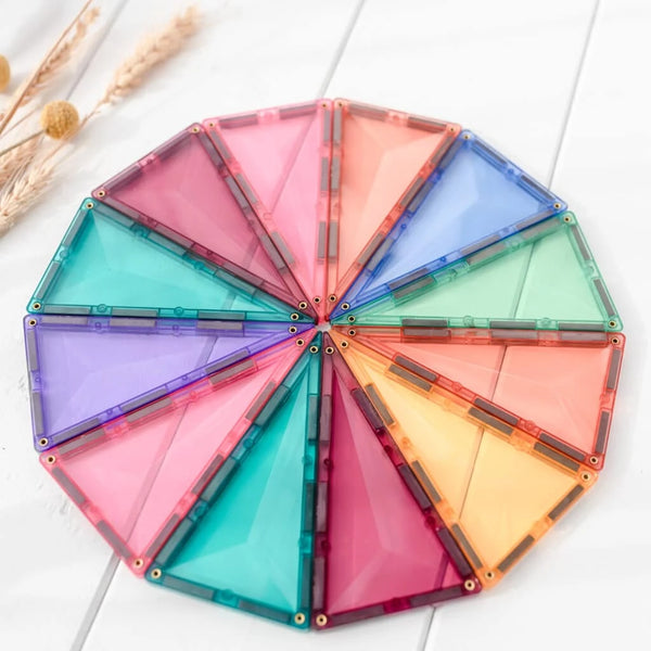 Magnetbausteine – Pastell Mega-Set 202 Teile