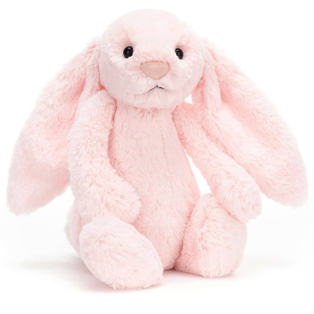Jellycat Plüschhase Hellrosa mit langen Ohren und weichem, kuscheligem Fell