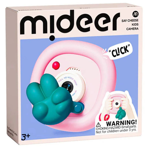 Mideer Kinderkamera rosa mit niedlichem Design für Kinder ab 3 Jahren