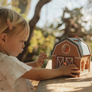 Holz-Formsortierer Bauernhof – Little Farm Scheune