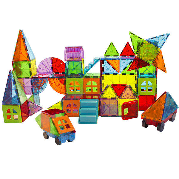 Bunte Magnetbausteine Kinder von MAGNA-TILES zum kreativen Bauen und Spielen
